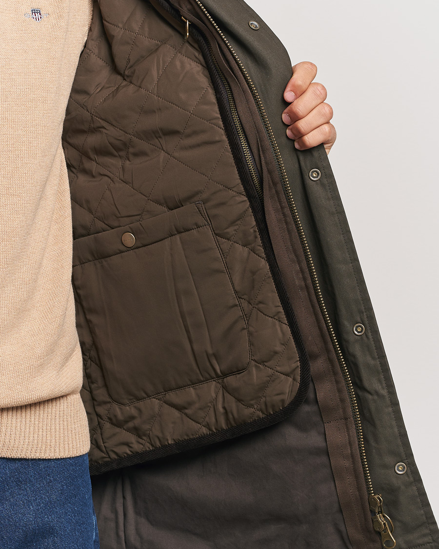 Herre | Jakker | GANT | Double Decker Jacket Dark Sage