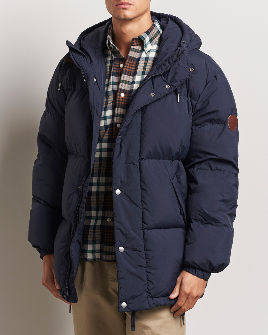 Herre | Jakker | GANT | Expedition Down Puffer Evening Blue