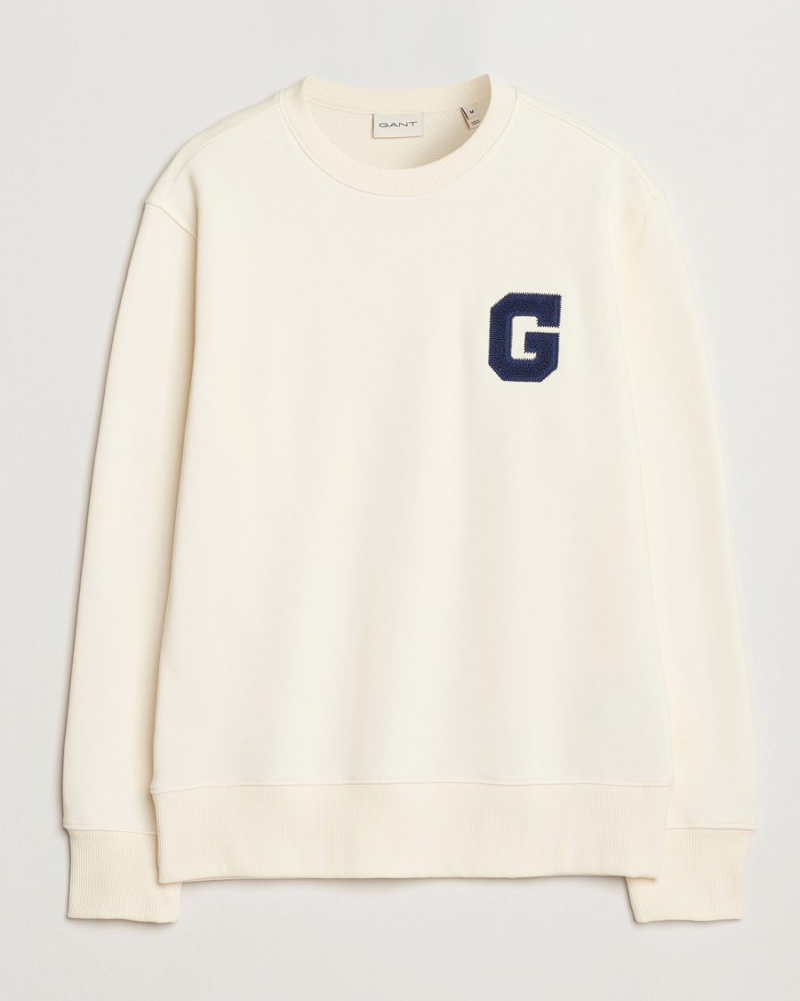 Herre | Trøjer | GANT | G Graphic Sweatshirt Cream