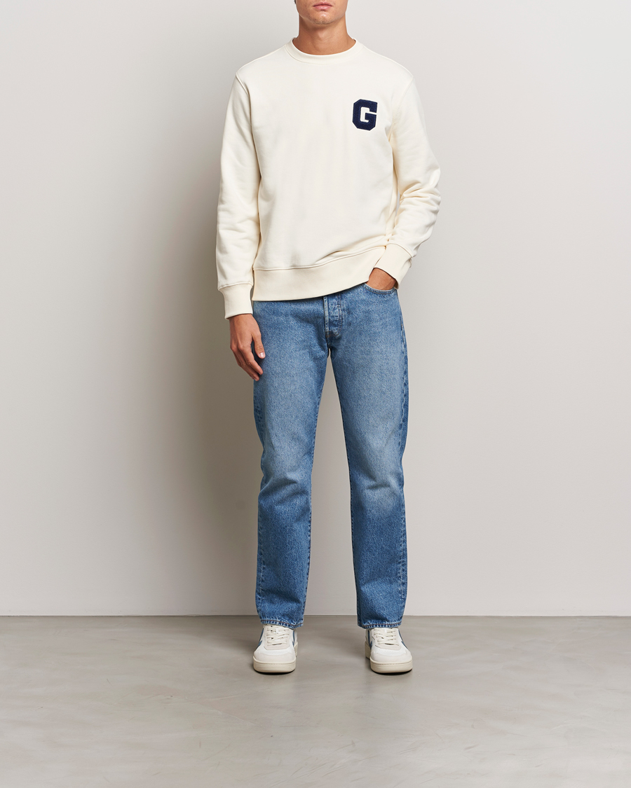 Herre | Trøjer | GANT | G Graphic Sweatshirt Cream