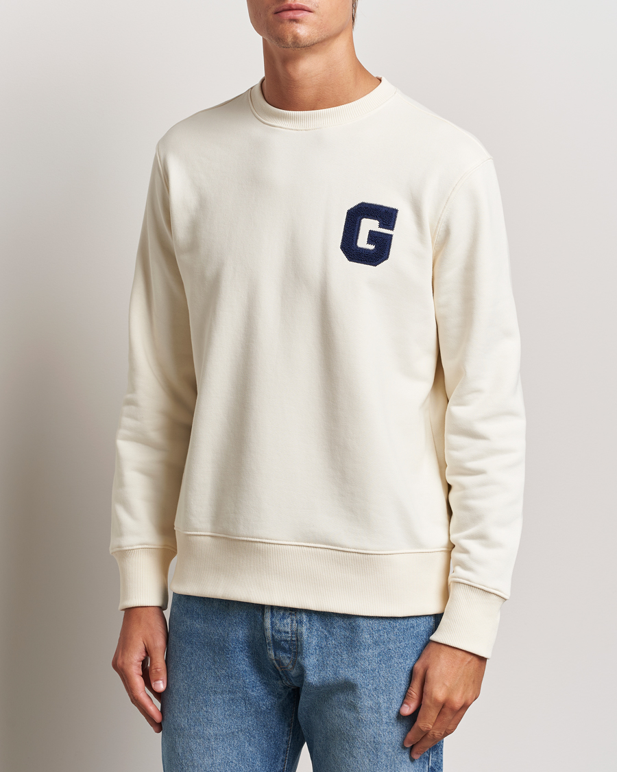 Herre | Trøjer | GANT | G Graphic Sweatshirt Cream