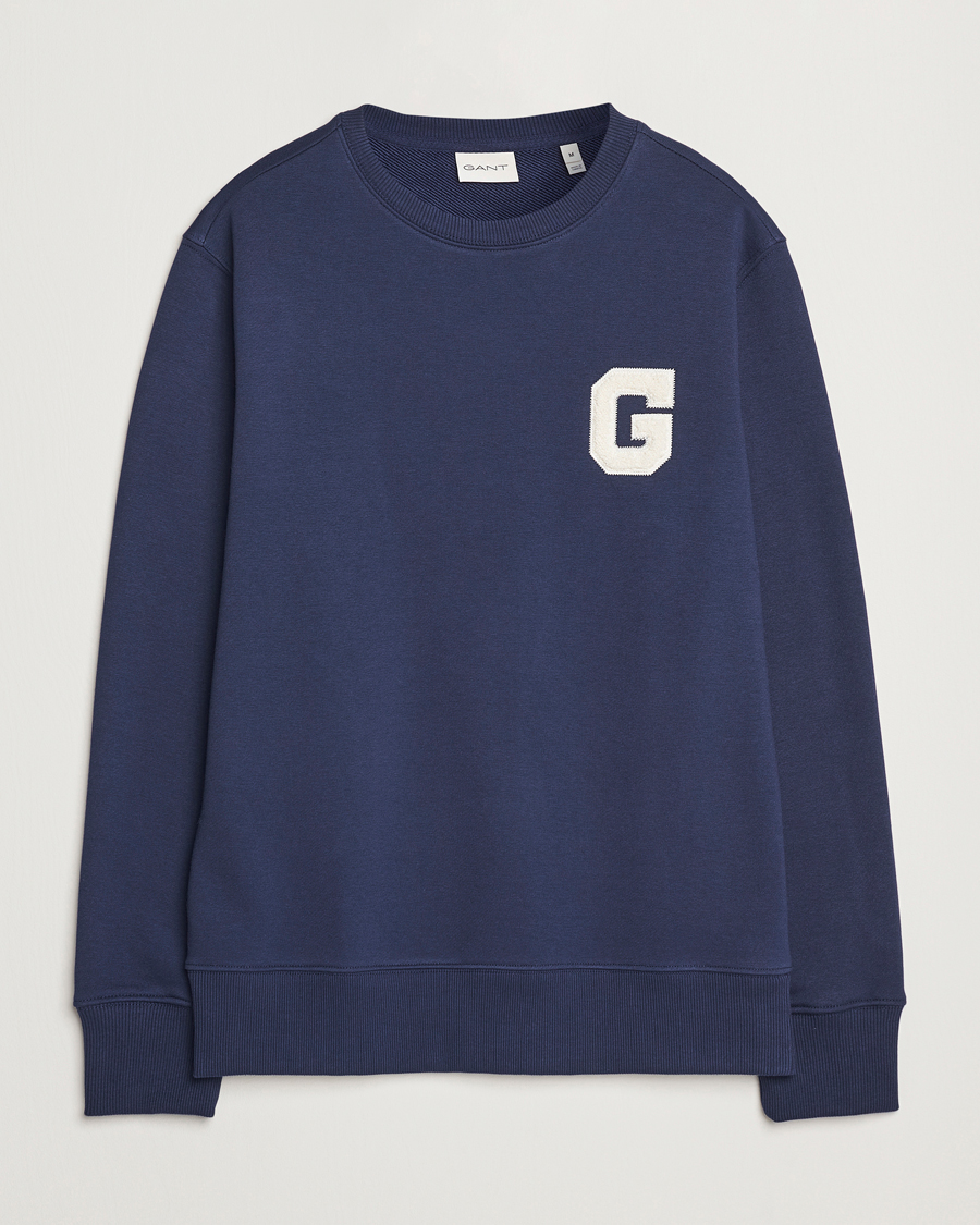 Herre | Trøjer | GANT | G Graphic Sweatshirt Classic Blue