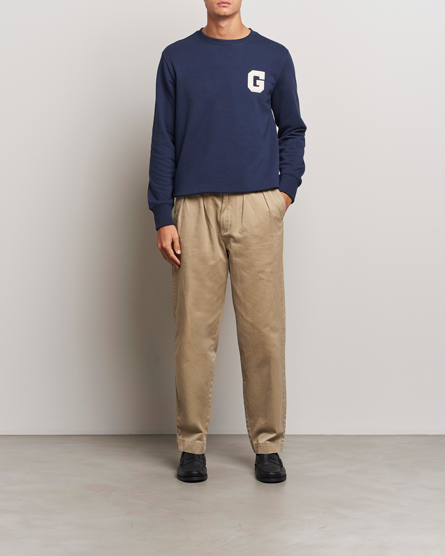 Herre | Trøjer | GANT | G Graphic Sweatshirt Classic Blue