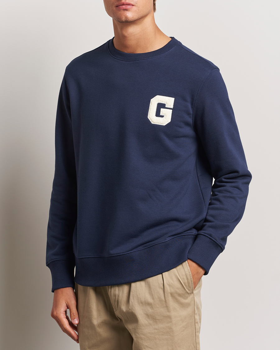 Herre | Trøjer | GANT | G Graphic Sweatshirt Classic Blue