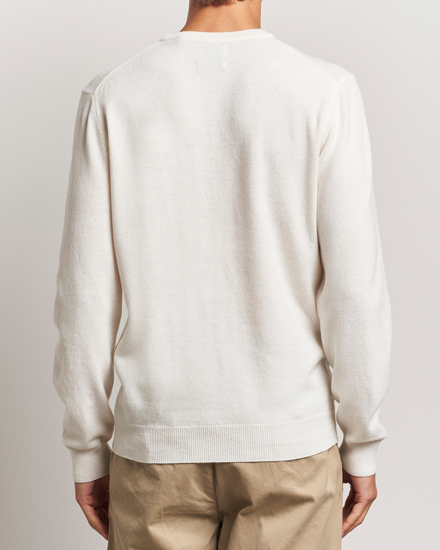 Herre | Trøjer | GANT | Lambswool Crew Neck Pullover Cream