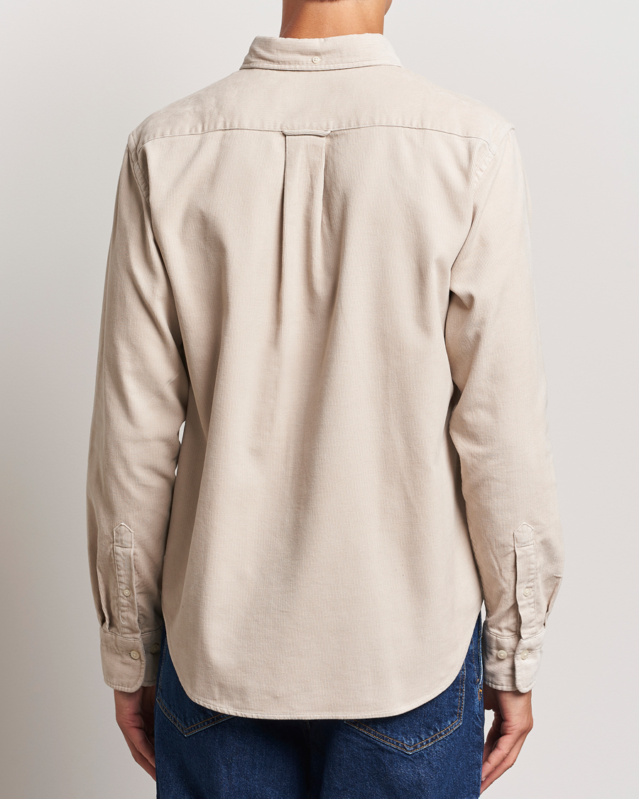 Herre | Skjorter | GANT | Regular Fit Corduroy Shirt Putty