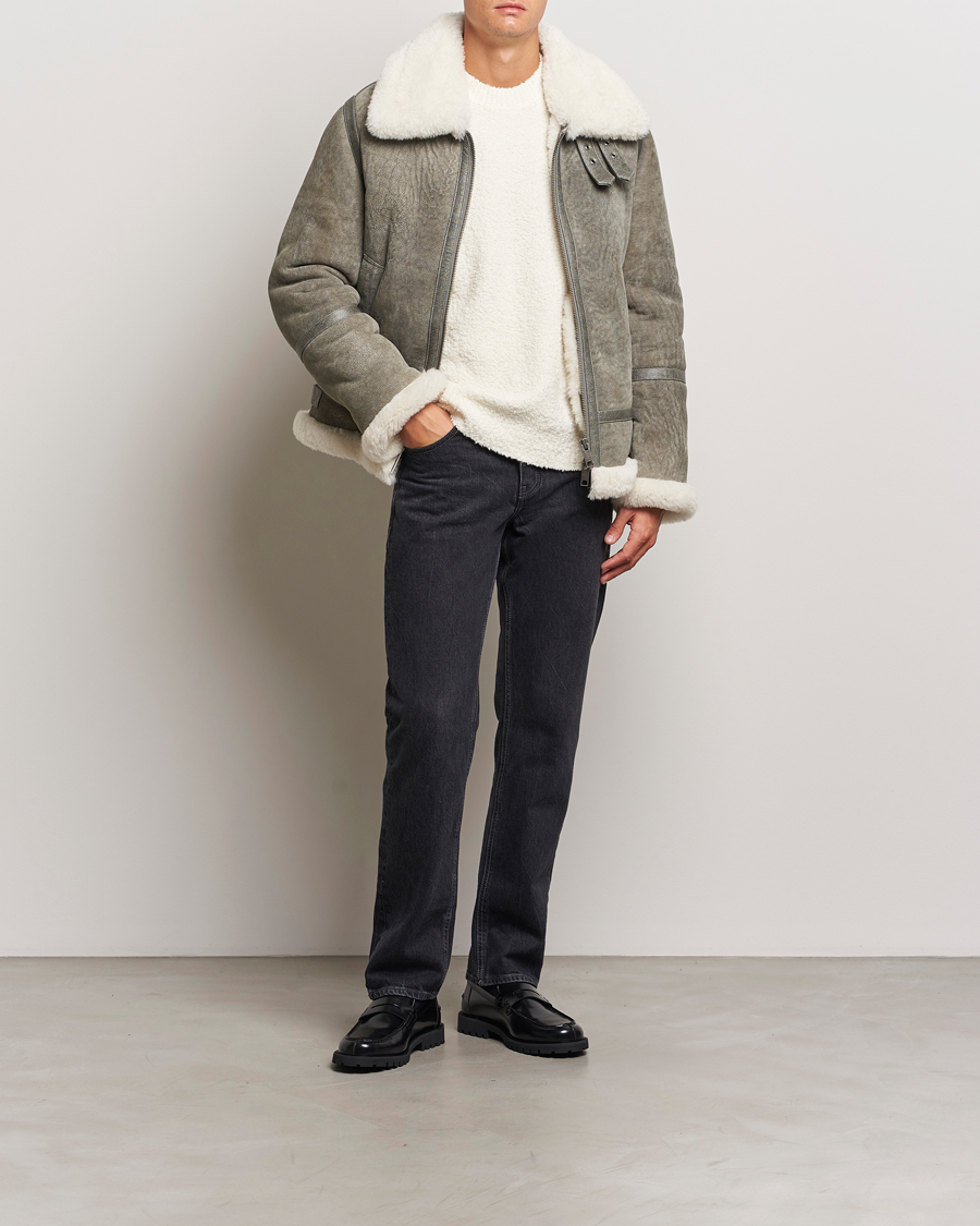 Herre | Jakker | GANT | Shearling Jacket Desert Brown
