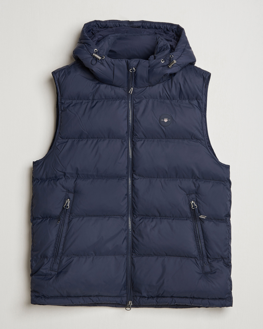 Herre | Jakker | GANT | The Active Cloud Vest Evening Blue