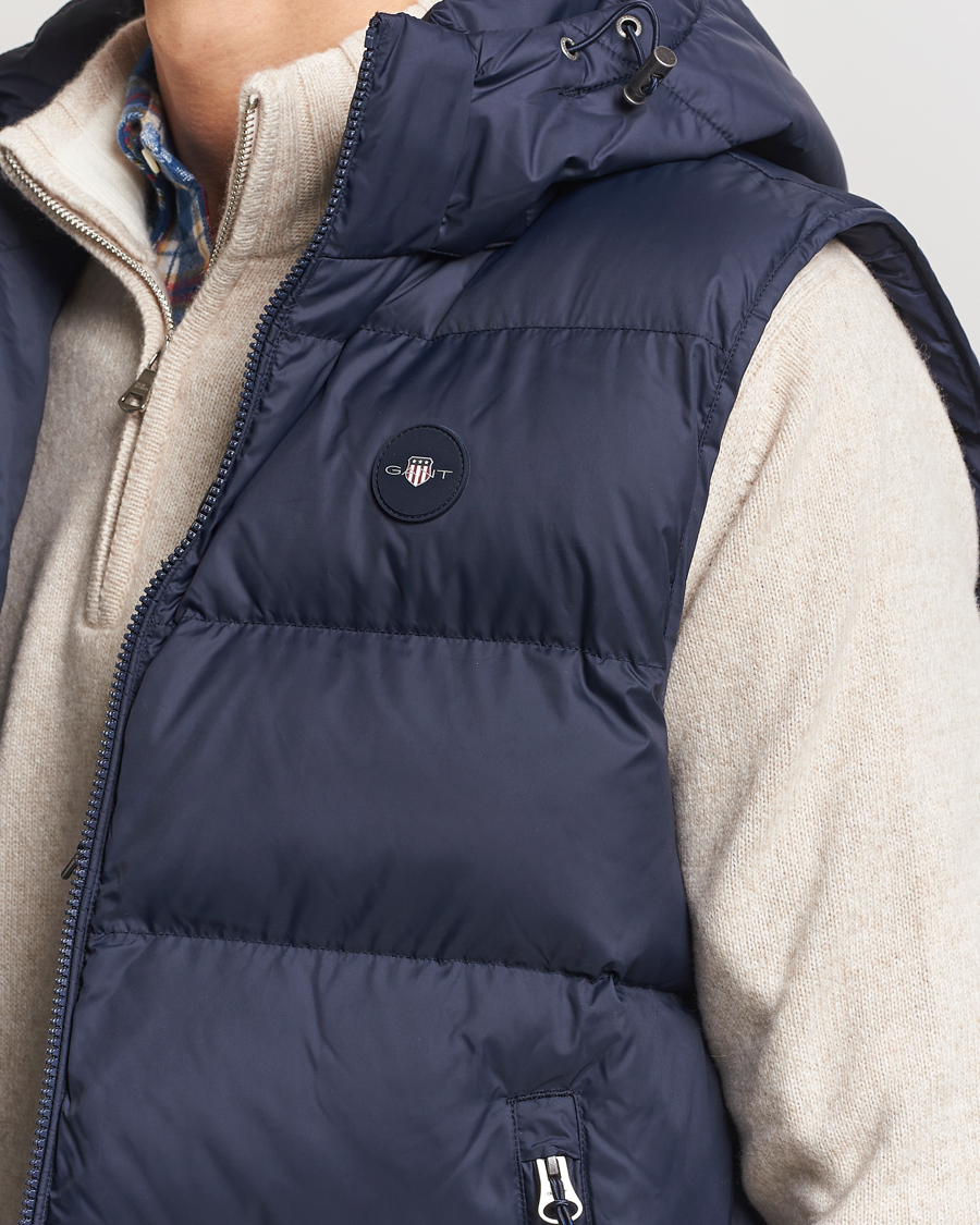 Herre | Jakker | GANT | The Active Cloud Vest Evening Blue