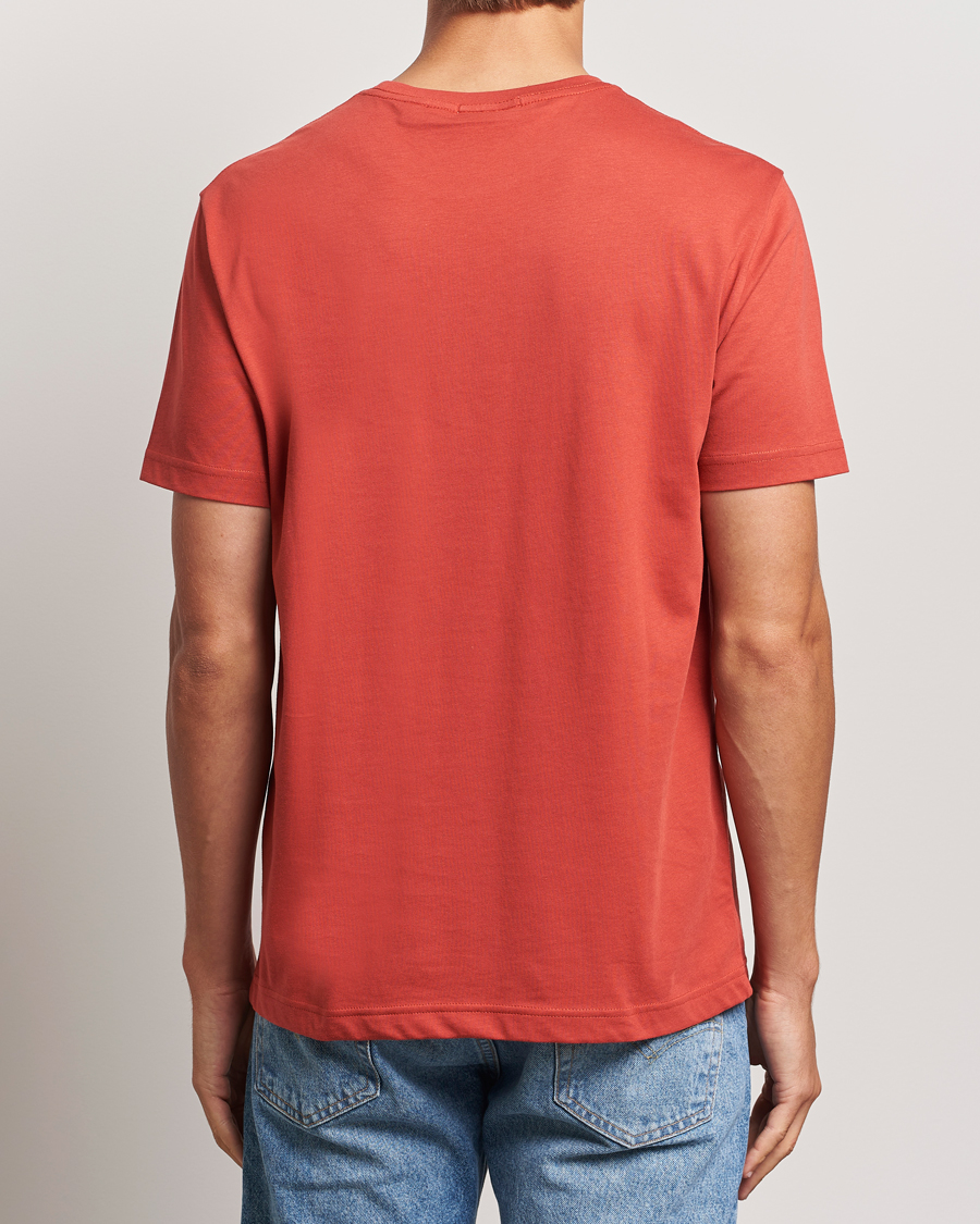 Herre | T-Shirts | GANT | The Original T-Shirt Iron Red