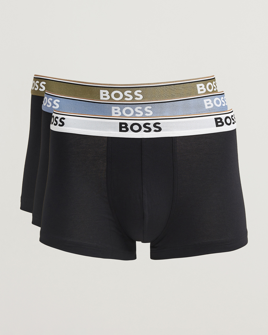 Herre | Undertøj | BOSS BLACK | 3-Pack Trunk Black White