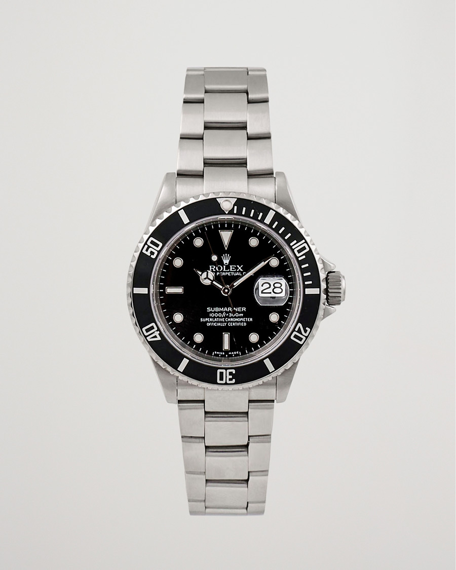 Herre | Rolex Pre-Owned Submariner 16610 Silver | Rolex Pre-Owned | Submariner 16610 Silver
