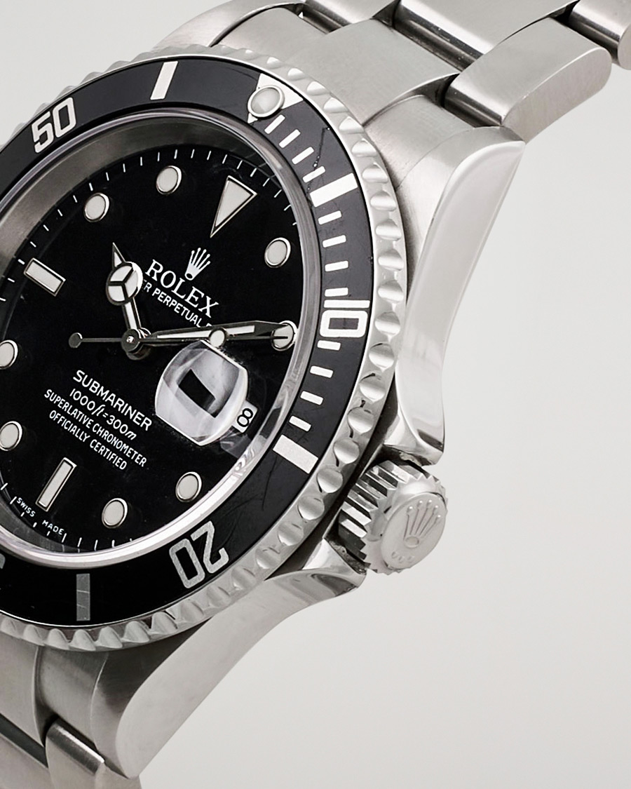 Herre | Rolex Pre-Owned Submariner 16610 Silver | Rolex Pre-Owned | Submariner 16610 Silver