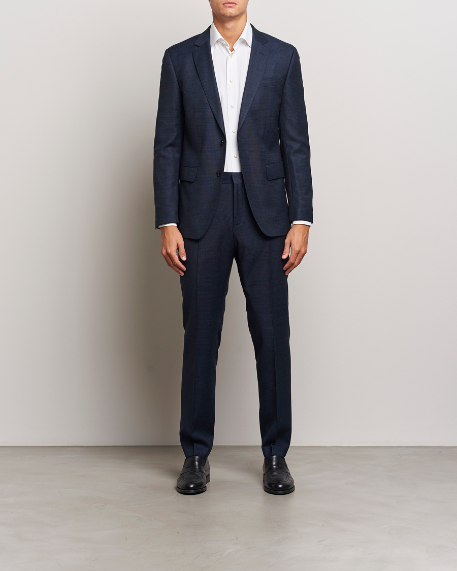 Herre | Jakkesæt | BOSS BLACK | Huge Wool Suit Open Blue