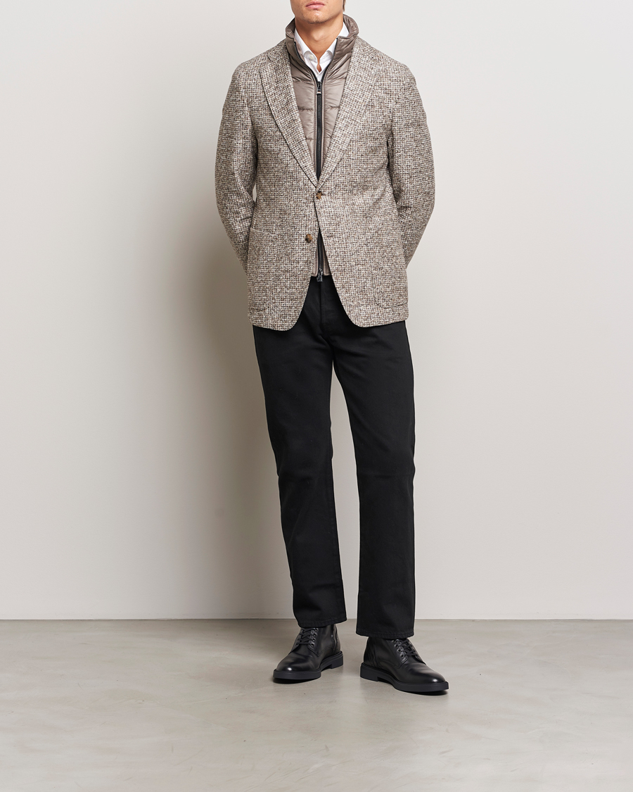 Herre | Blazere & jakker | BOSS BLACK | Hanry Jersey Bib Blazer Open White