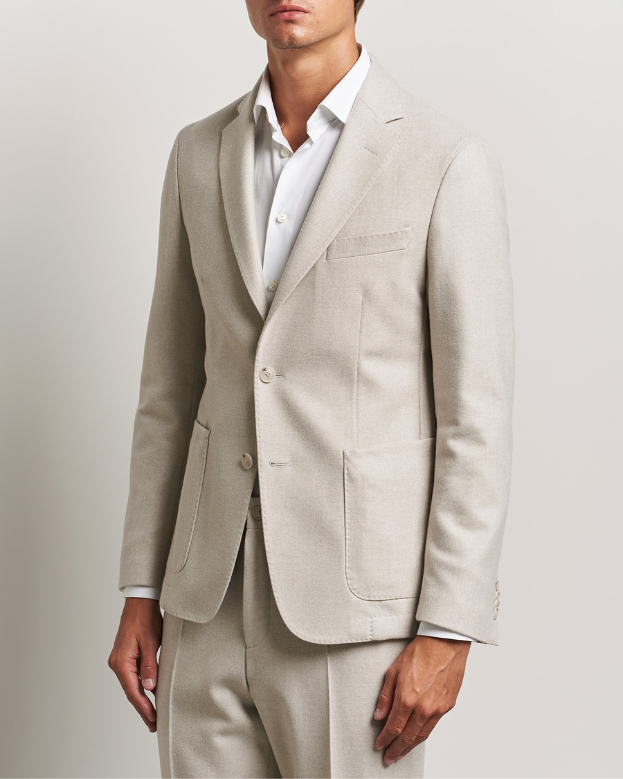 Herre | Blazere & jakker | BOSS BLACK | Hanry Wool Patch Pocket Blazer Open White