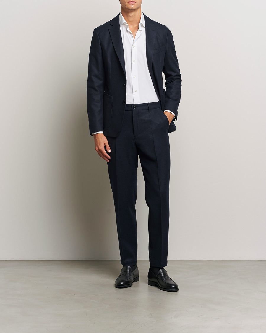 Herre | Blazere & jakker | BOSS BLACK | Hanry Wool Patch Pocket Blazer Dark Blue