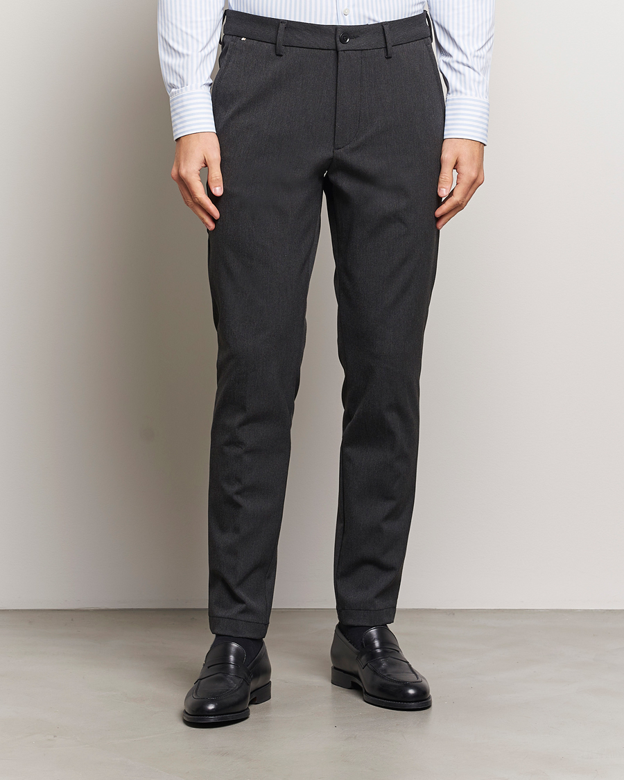 Herre | Bukser | BOSS BLACK | Kaiton Structured Chinos Black