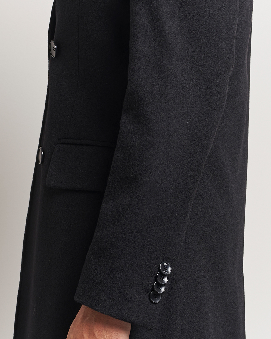 Herre | Jakker | BOSS BLACK | Hyde Double Breasted Coat Black