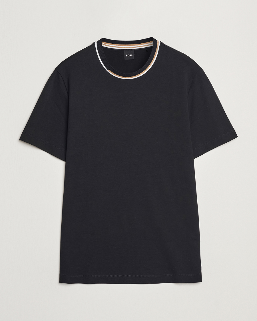 Herre | T-Shirts | BOSS BLACK | Thompson Crew Neck T-Shirt Black