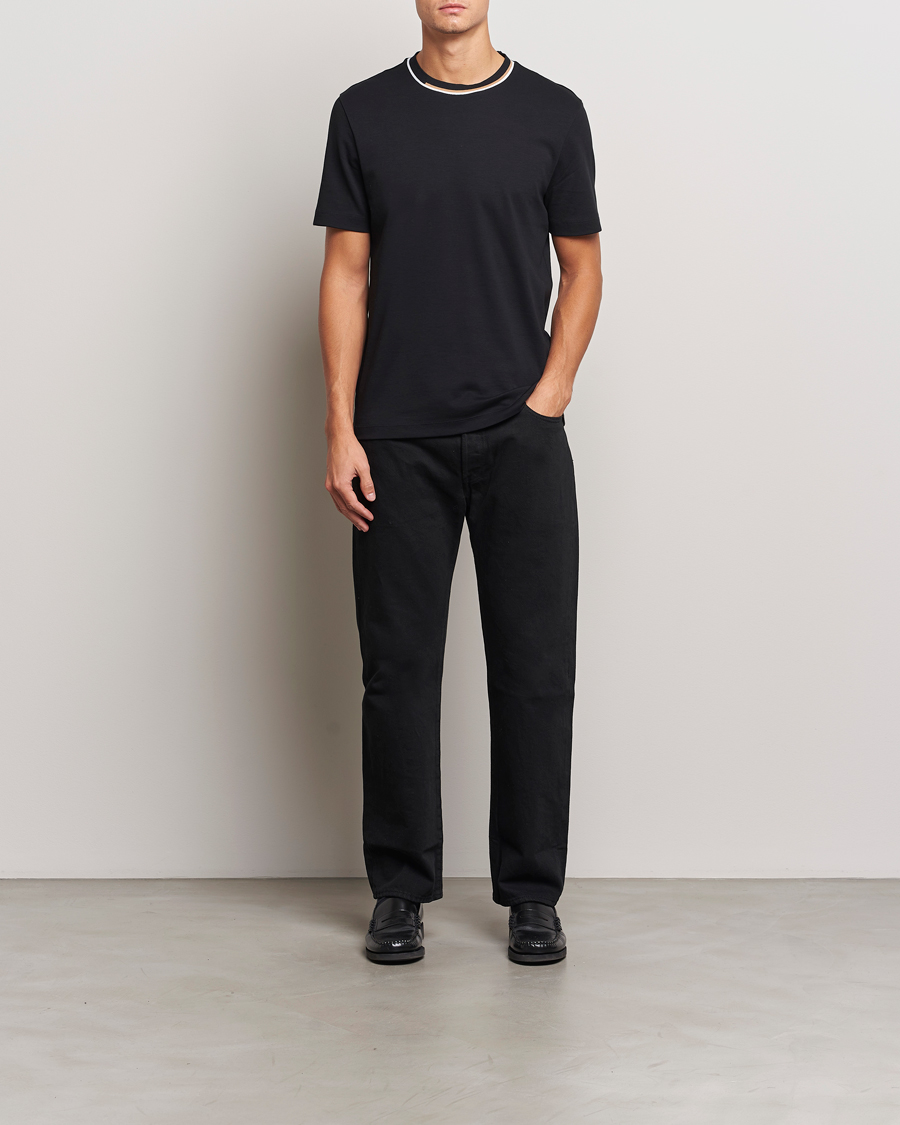 Herre | T-Shirts | BOSS BLACK | Thompson Crew Neck T-Shirt Black