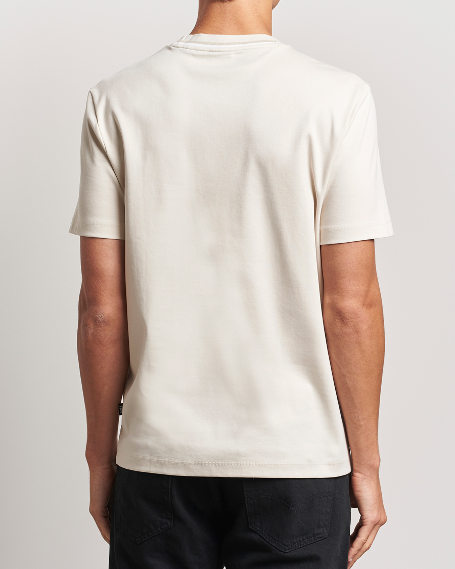 Herre | T-Shirts | BOSS BLACK | Thompson Crew Neck T-Shirt Open White