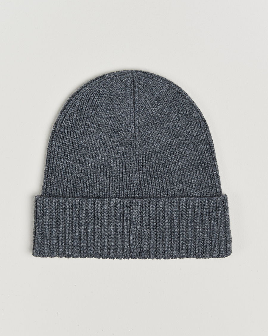 Herre | BOSS BLACK Fati Wool Beanie Medium Grey | BOSS BLACK | Fati Wool Beanie Medium Grey