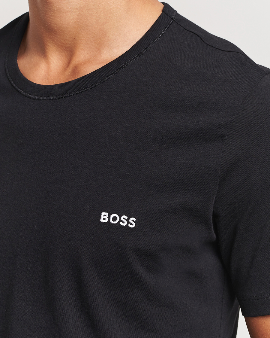 Herre | T-Shirts | BOSS BLACK | 3-Pack Crew Neck T-Shirt Beige/Black/Green