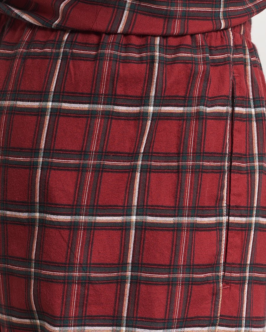 Herre | Pyjamas & Morgenkåber | BOSS BLACK | Holiday Checked Pyjama Set Dark Red