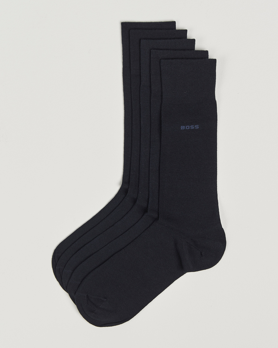 Herre | Undertøj | BOSS BLACK | 5-Pack RS Uni Socks Dark Blue