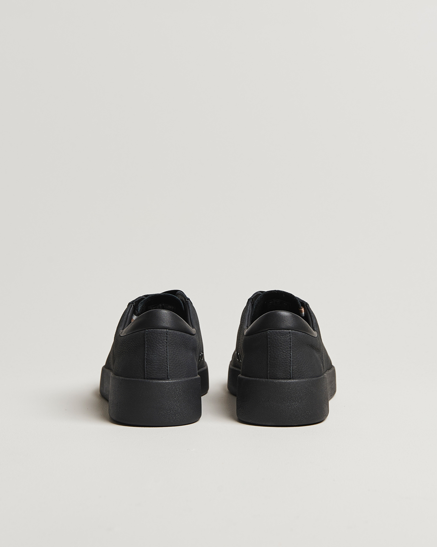 Herre | BOSS BLACK Belwar Leather Sneaker Black | BOSS BLACK | Belwar Leather Sneaker Black