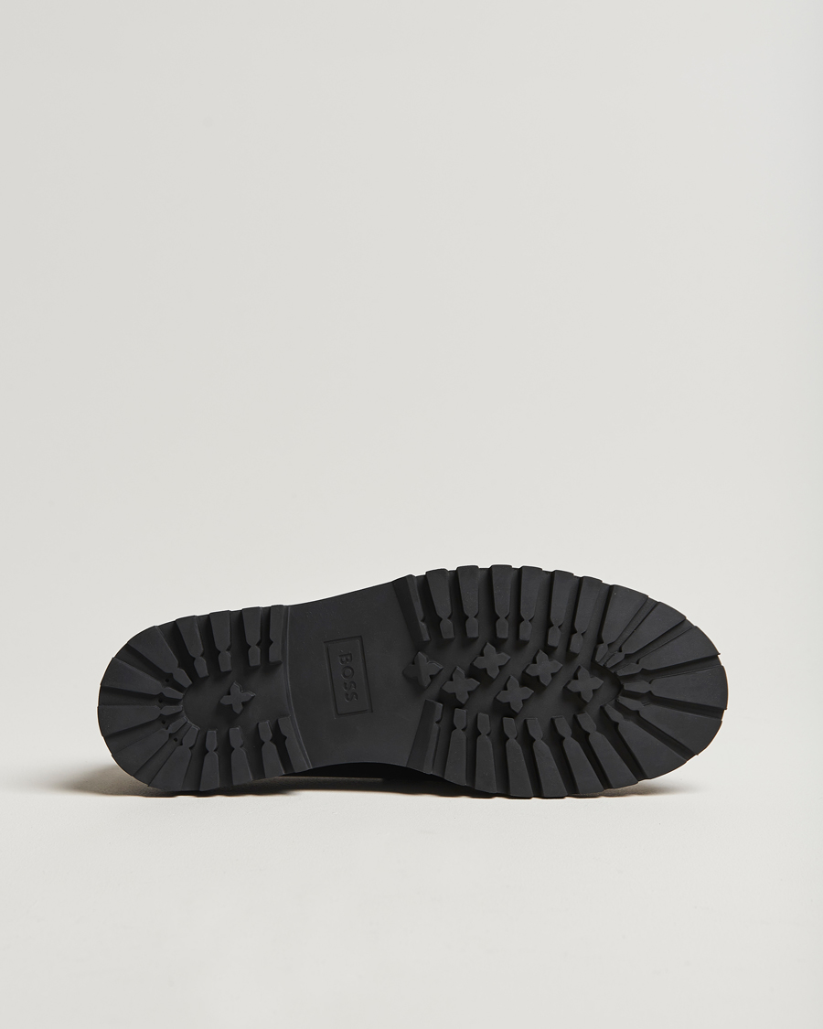 Herre | BOSS BLACK Richayl Leather Loafer Black | BOSS BLACK | Richayl Leather Loafer Black