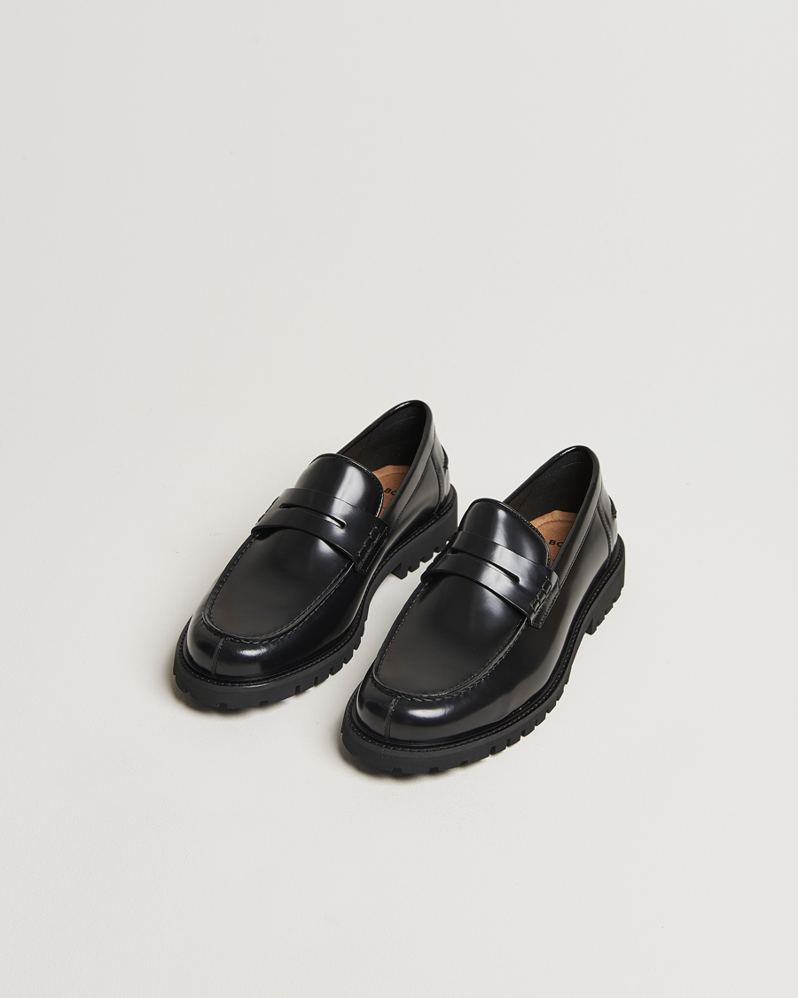 Herre | BOSS BLACK Richayl Leather Loafer Black | BOSS BLACK | Richayl Leather Loafer Black