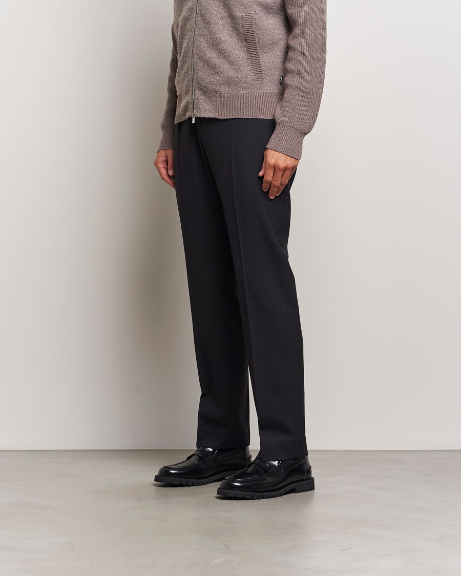 Herre | BOSS BLACK Richayl Leather Loafer Black | BOSS BLACK | Richayl Leather Loafer Black
