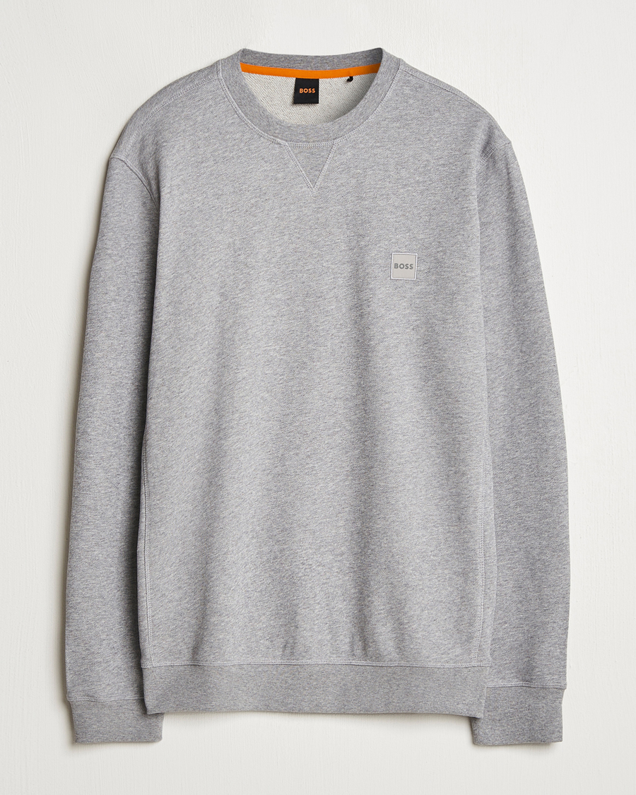 Herre | Trøjer | BOSS ORANGE | Westart Logo Sweatshirt Light Grey