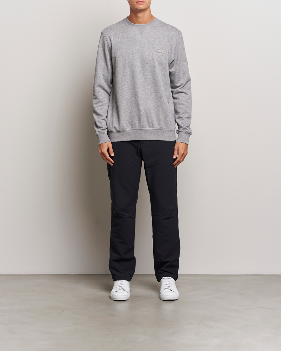 Herre | Trøjer | BOSS ORANGE | Westart Logo Sweatshirt Light Grey