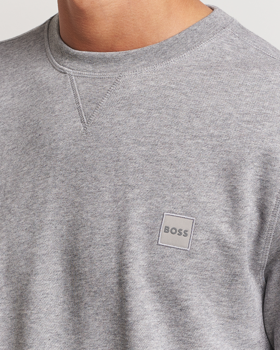 Herre | Trøjer | BOSS ORANGE | Westart Logo Sweatshirt Light Grey