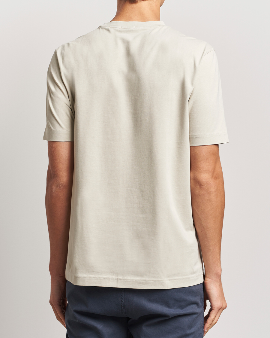 Herre | T-Shirts | BOSS ORANGE | Tchup Logo Crew Neck T-Shirt Light Beige