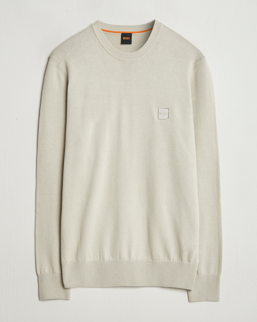 Herre | Trøjer | BOSS ORANGE | Kanovano Knitted Sweater Light Beige