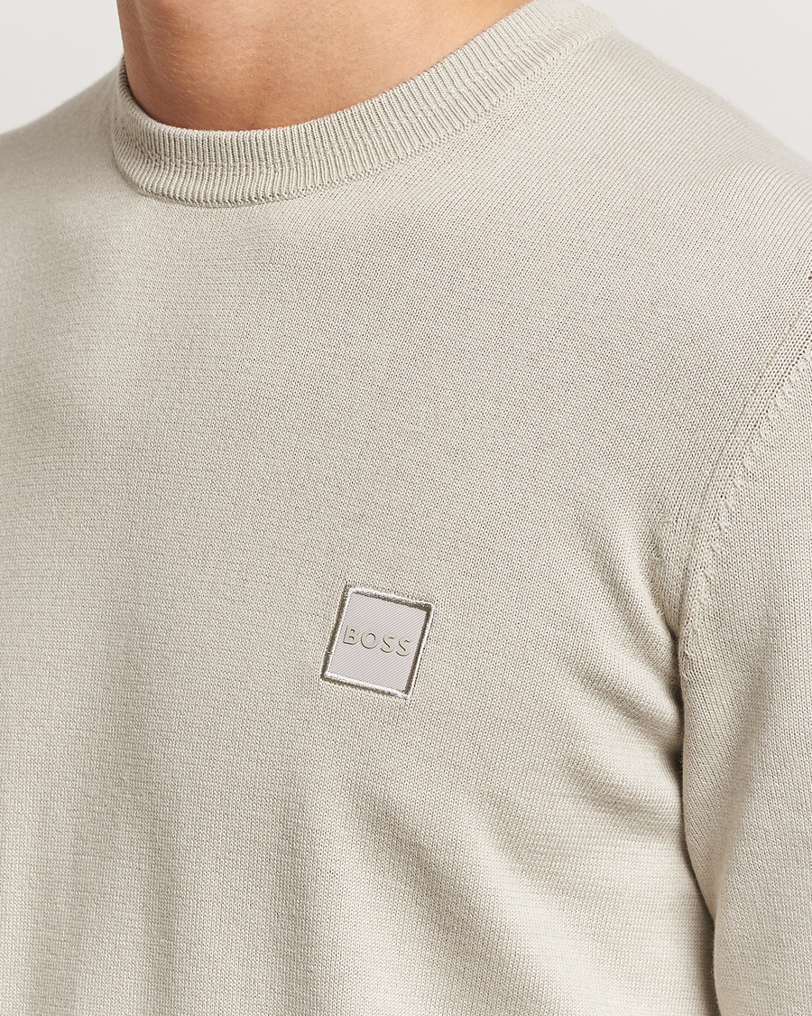 Herre | Trøjer | BOSS ORANGE | Kanovano Knitted Sweater Light Beige