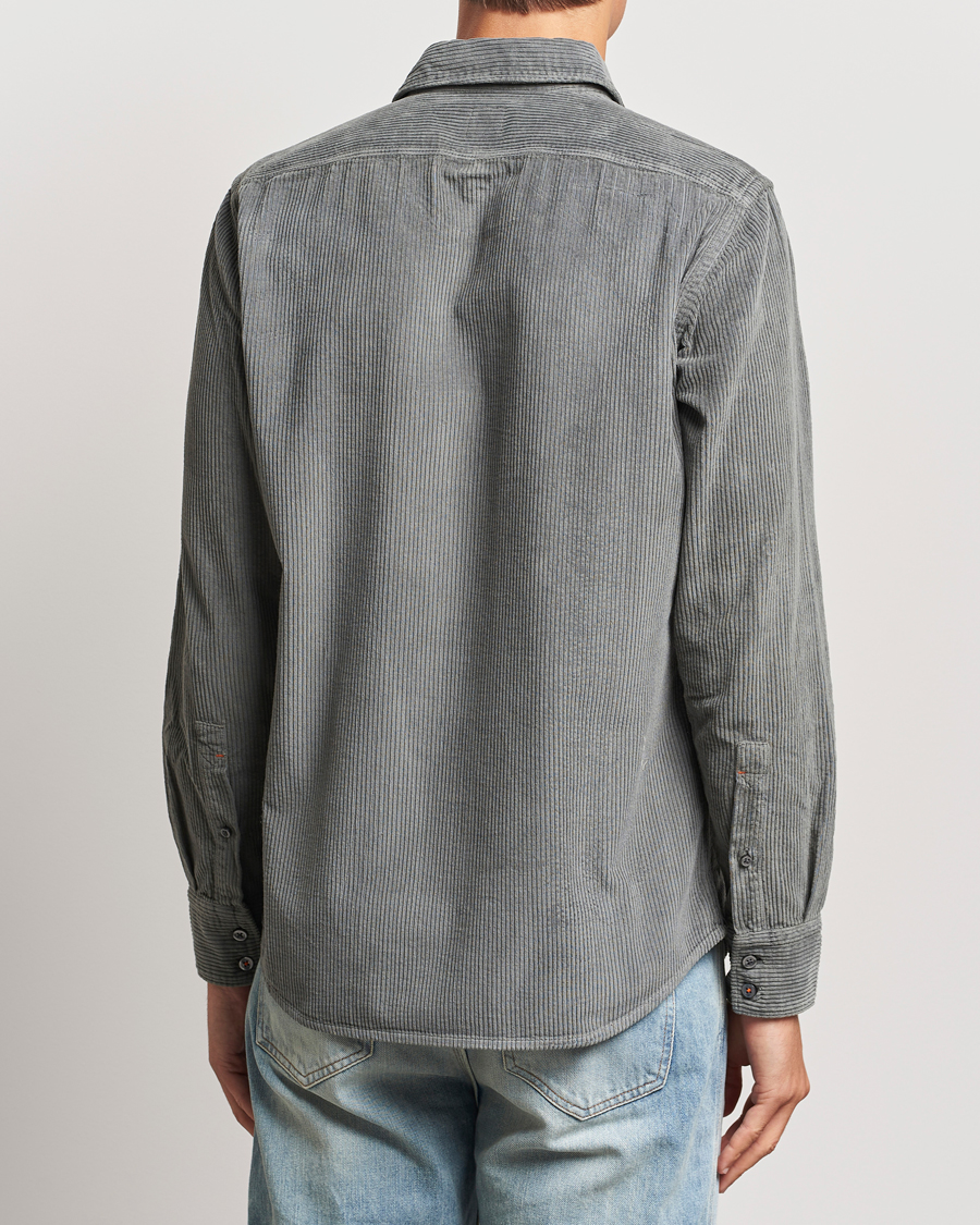 Herre | Skjorter | BOSS ORANGE | Relegant Corduroy Shirt Open Grey