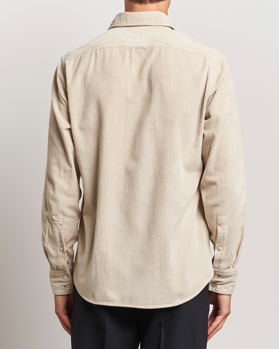 Herre | Skjorter | BOSS ORANGE | Relegant Corduroy Shirt Light Beige