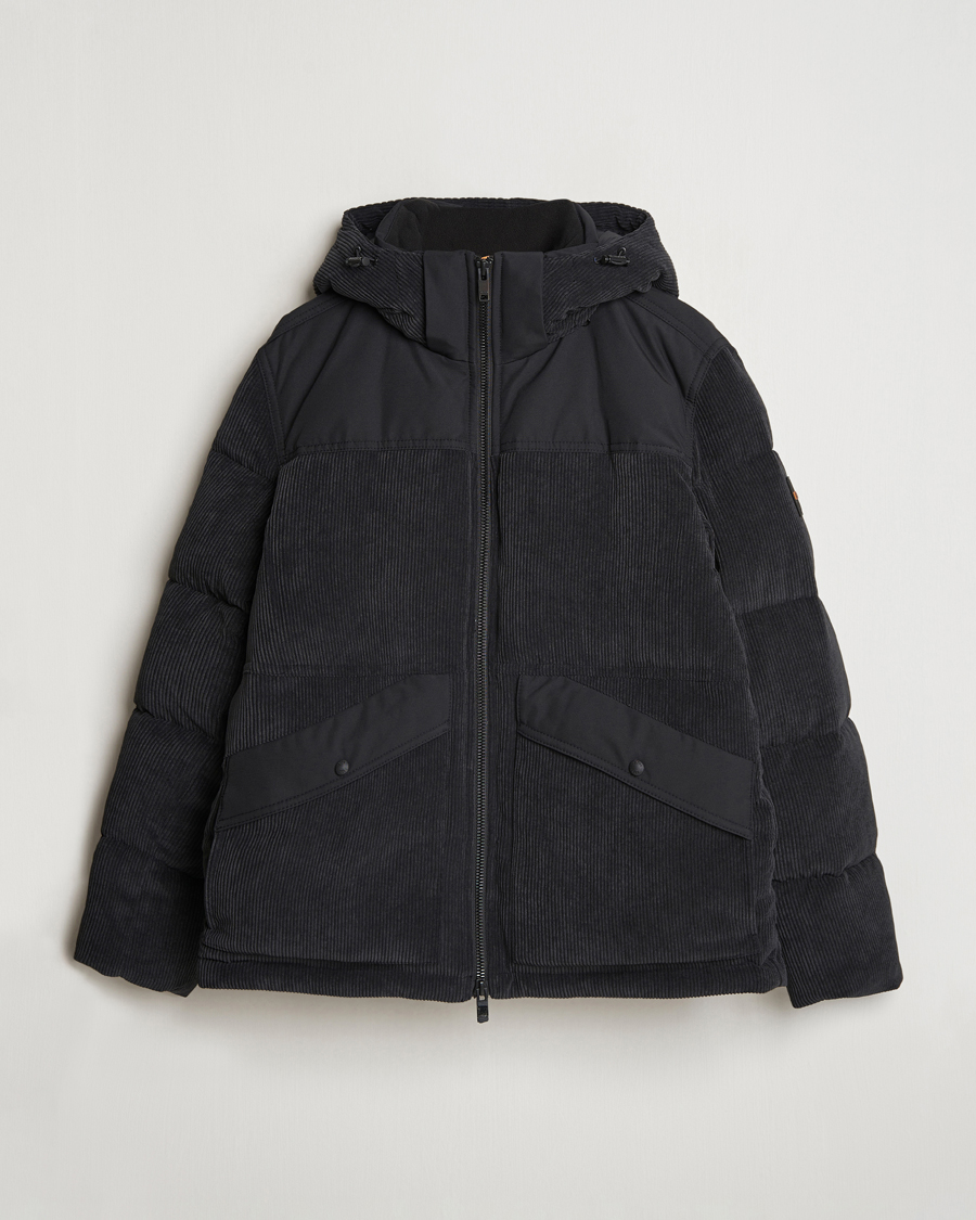 Herre | Jakker | BOSS ORANGE | Odope Padded Corduroy Jacket Black