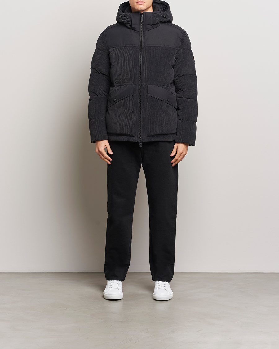 Herre | Jakker | BOSS ORANGE | Odope Padded Corduroy Jacket Black