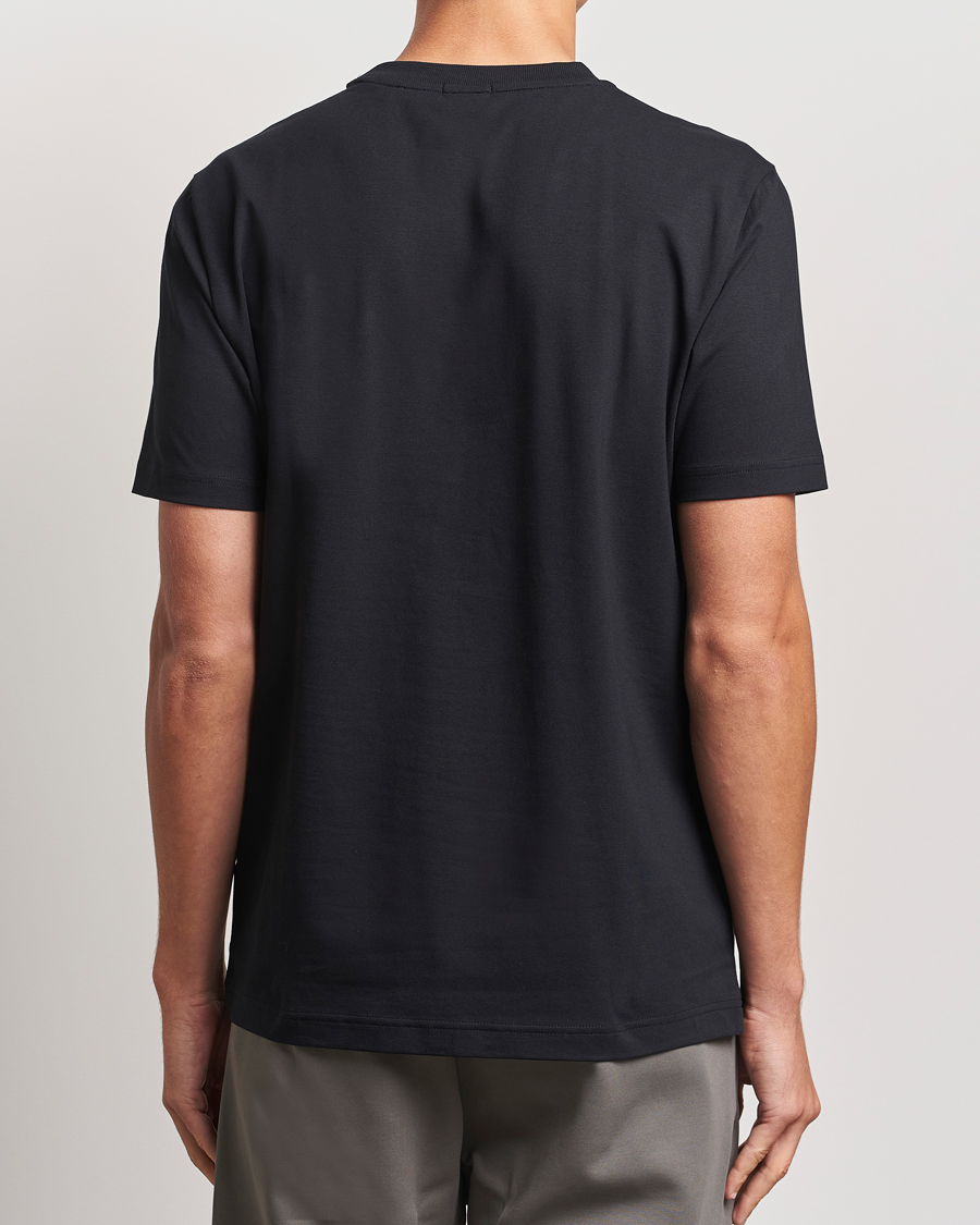 Herre | T-Shirts | BOSS GREEN | Graphic Crew Neck T-Shirt Black
