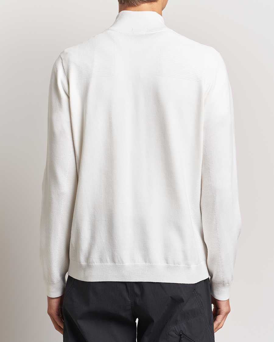 Herre | Trøjer | BOSS GREEN | Momentum Knitted Half Zip White
