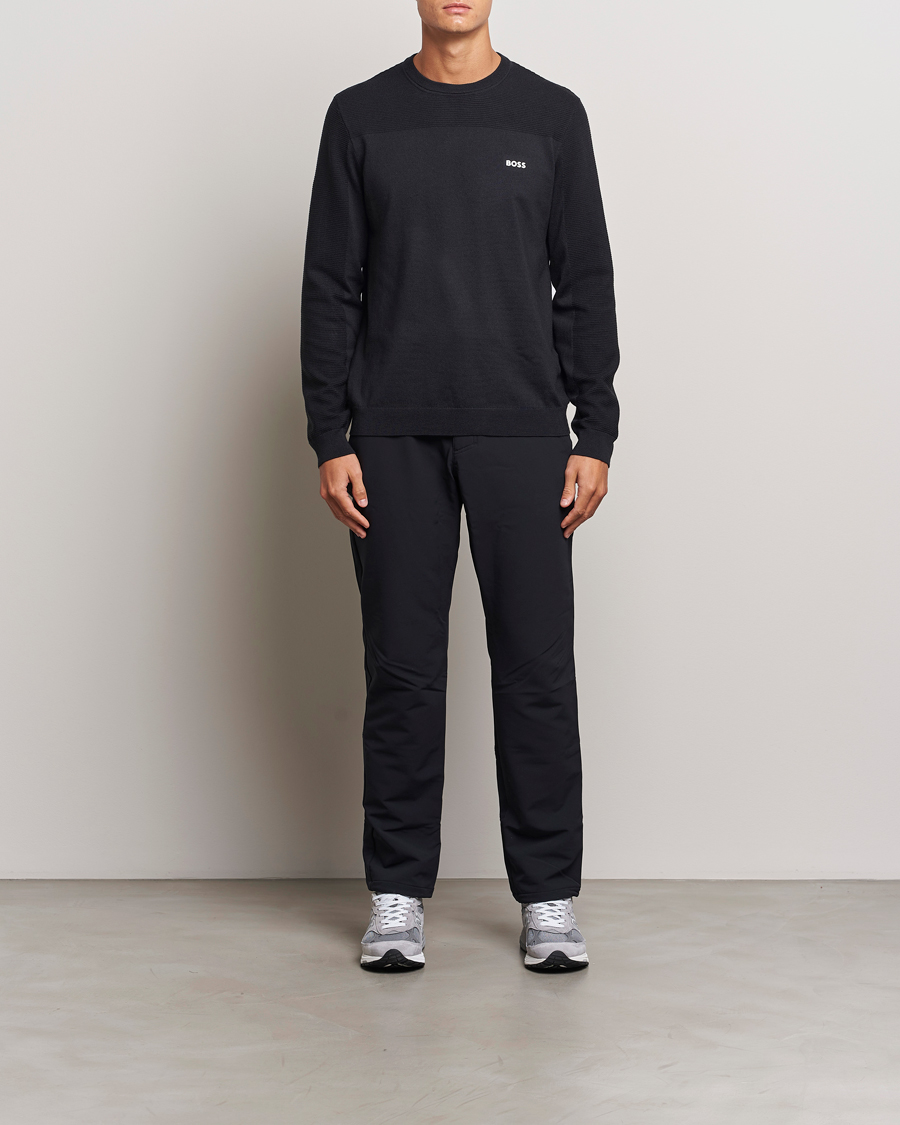 Herre | Trøjer | BOSS GREEN | Momentum Knitted Crew Neck Dark Blue