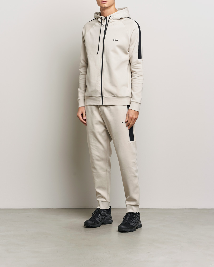 Herre | Trøjer | BOSS GREEN | Tracksuit Set Light Beige