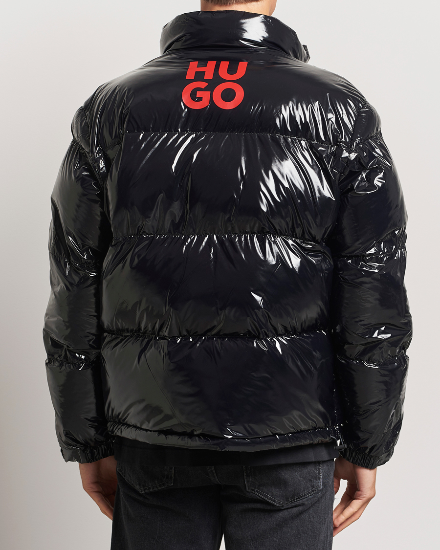 Herre | Jakker | HUGO | Biron Glossy Down Jacket Black