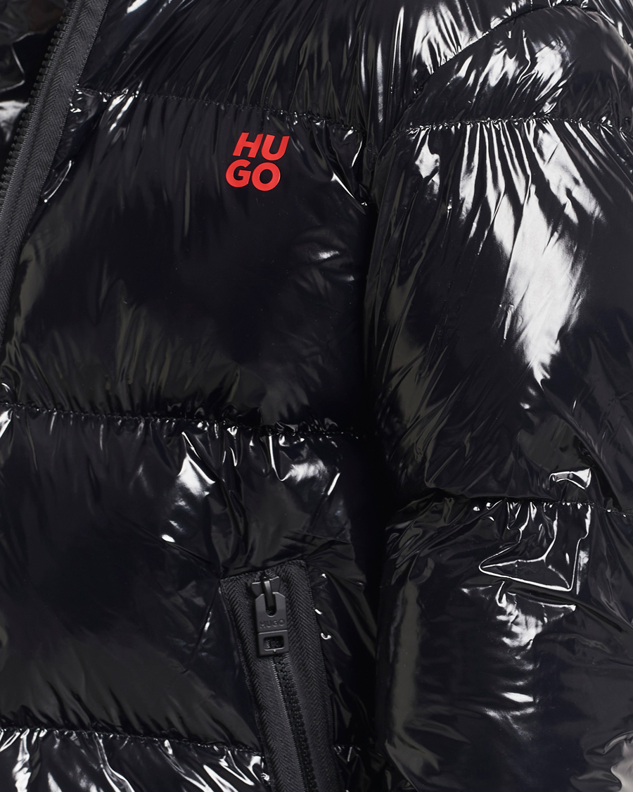 Herre | Jakker | HUGO | Biron Glossy Down Jacket Black